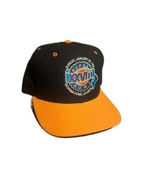 Vintage 1994 Super Bowl XXVIII New Era Dupont Visor Pro Model Snapback Hat